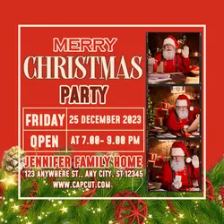 merry christmas instagram post