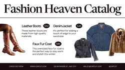 Fashion Catalog Twitter Post