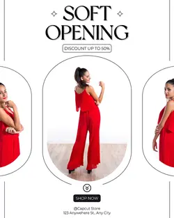 Soft Opening Promo Minimalist - Fashion Industry