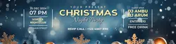 Christmas Night Party Event Banner Promotion 