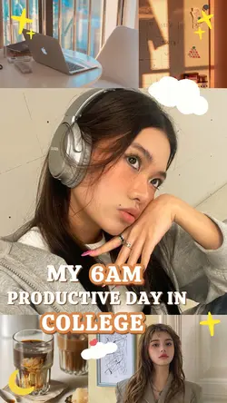 Multi-screen Daily Routine Vlog Youtube Thumbnail 9:16