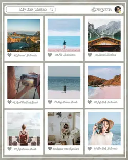Non-Marketing Personal Sharing Photo Collage For Moment