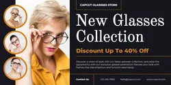 New Glasses Collection LinkedIn Company Banner