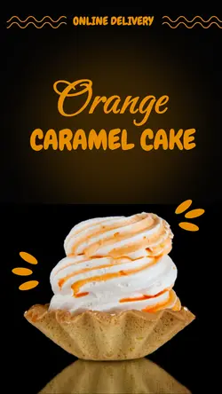 Food & Beverage - Orang caramel Cake Ig Story