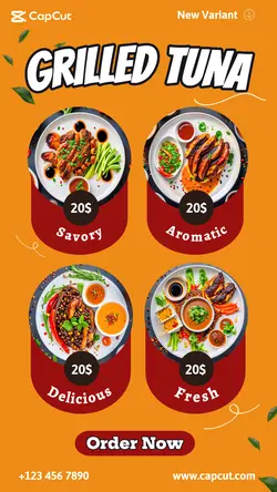 New Variant Grilled Tuna TikTok Post