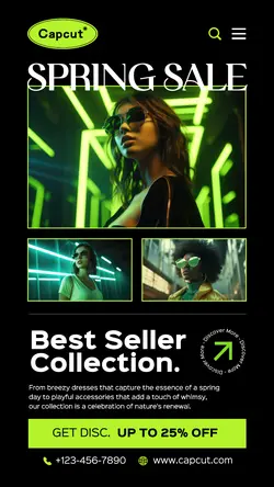 2024 Spring Fashion Sale Promotion Instagram Story
