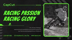 Sports fitness Racing Event promotion minimalist