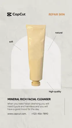  Beauty&Personal care Face wash Branding Minimalist