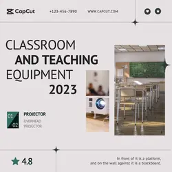 Education Classroom Equipment Show Minimal