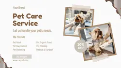 Pet Service Promotion Twitter Post