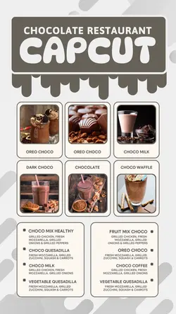 food and Beverage sales promotion instagram story choco milk