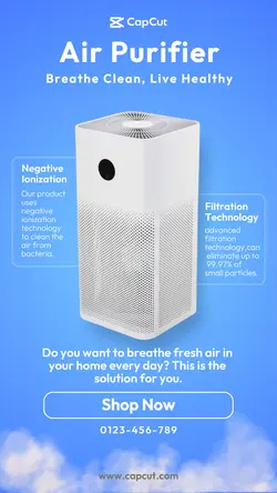 Electronic Air Purifier Instagram Story