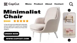 Minimalist Chair Promotion Page