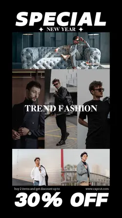 Multi images Product Fashion promo - Black Style