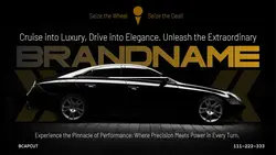 Car Brand Advertisement Post