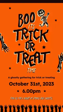 Trick or Treat TikTok Post