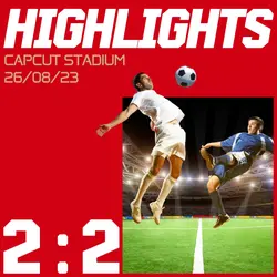 Football Highlights Youtube Thumbnail 1:1