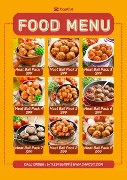 Non-Marketing Menu Food Meat Ball Bakso