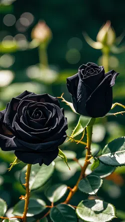 Wallpaper Creative Poster Black Rose