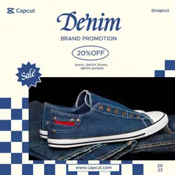 Denim Fashion Promotion Sales-Sales Promotion -Fashion Products-Product Display