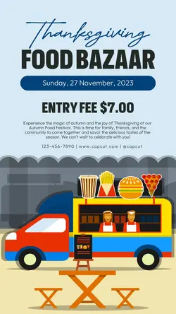 Food & Beverages Thanksgiving Food Bazar