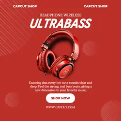 Electronics ultrabass headphones