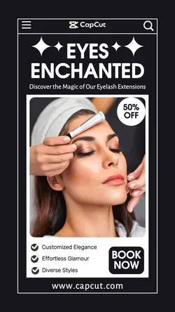 Beauty Care Eyelash Extension Promotion