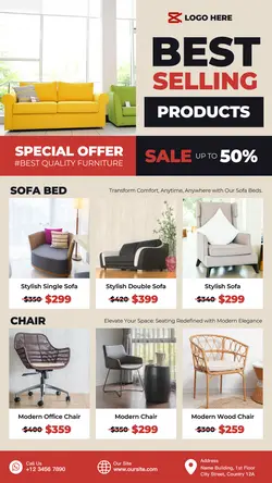 Furniture Best Selling Instagram Story