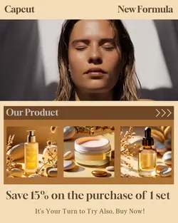 Skincare New Formula Product Instagram Potrait