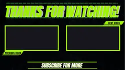 Green Venom YouTube End Screen