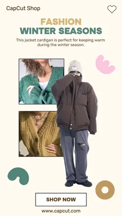 Fashion Winter Collection Product Instagram Story