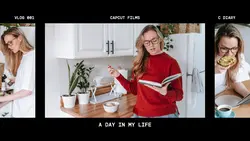 Film Strip YouTube Thumbnail - Vlog