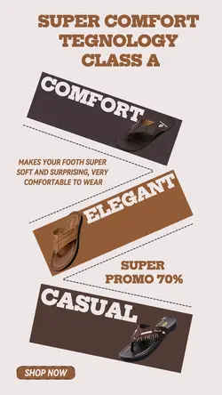 INSTAGRAM STORY POST TEMPLATE BOYS' SANDALS