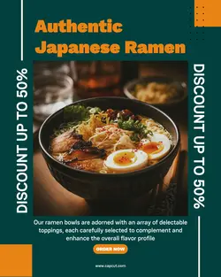 ramen promotion sale instagram post