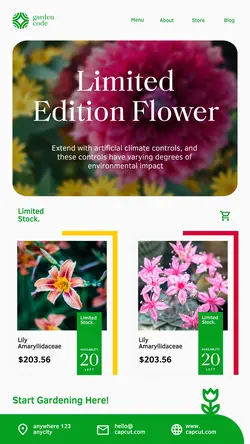 Garden Industry Product Display Instagram Story