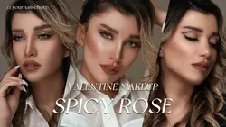 Stylish Beauty Makeup Tutorial Youtube Thumbnail