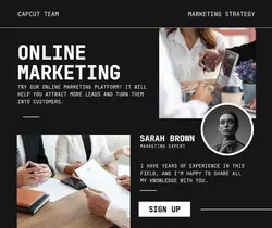 Business Online Marketing Facebook Post