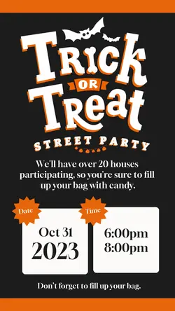 Trick or Treat TikTok Post