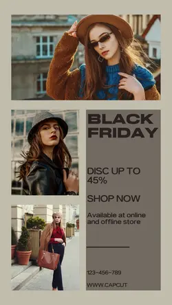 FASHION SALE BLACK FRIDAY INSTAGRAM POST