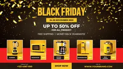 Black Friday Promotion for Social Media Cover