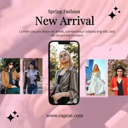 Spring Fashion New Arrival Pink Minimalist