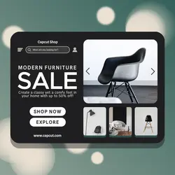 Modern Furniture Promotion Poster