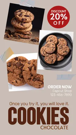 Cookies Chocolate Instagram Story