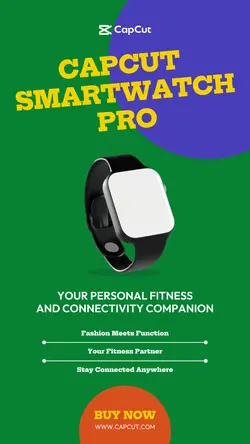 Electronic Smartwatch Pro Product Display