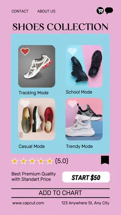 Shoes & Cloth Comercial Display Grid Collection