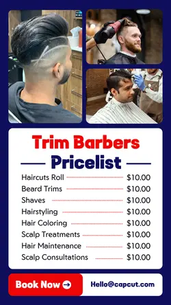 Beauty Barber Shop Product Display Instagram Story