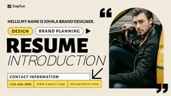 Business Brand Planning showcase Minimalist