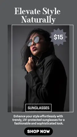 Fashion Industry - Sunglasses - Instagram story