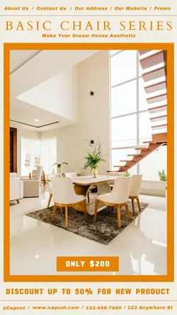 Furniture Basic Chair Series Display TikTok Post