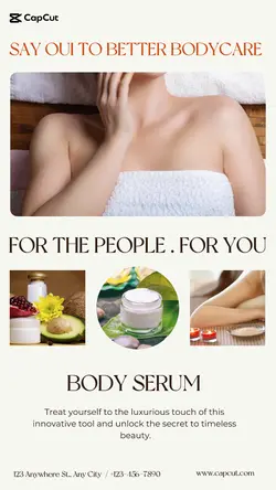 Beauty &Face Cream display Minimalist